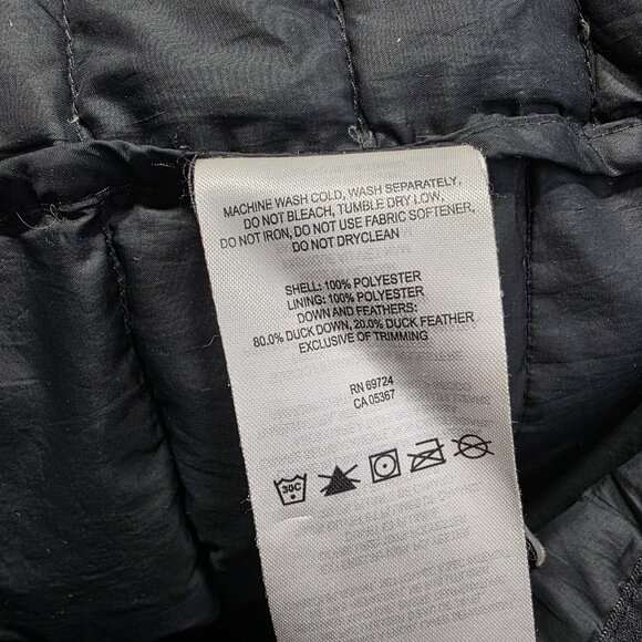 Columbia Puffer Coat Womens Medium Black 650 Down Hooded Long Winter Jacket - Picture 9 of 10